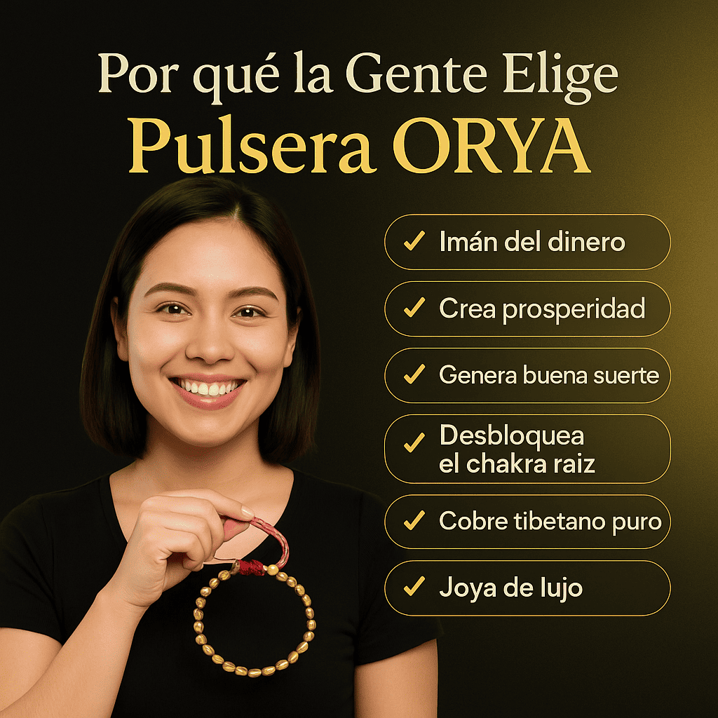 Pulsera Orya™ Abundancia y Prosperidad!